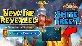 NEW Infantry Commander: William Wallace | SMITE TALENT TREE | Rise of Kingdoms