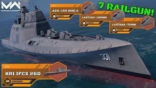 November Battlespass Free Ship! KRI IFCX 260 Quick View & Gameplay! | Modern Warships Alpha Test