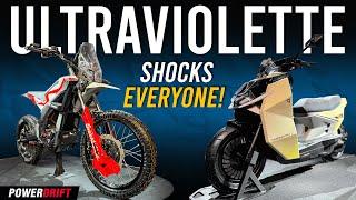 Meet Ultraviolette’s Shockwave & Tesseract launched at ₹1.49L & ₹1.20L | PowerDrift QuickEase