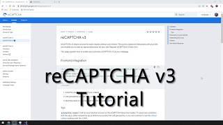 How to add ReCaptcha v3 in vb