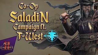 Co-Op Saladin Campaign ft. T-West | CRUSADERS ARE ATTACKING OUR TRADE ROUTE!