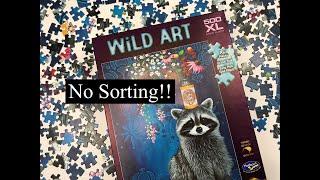 My first time NOT SORTING a Jigsaw Puzzle - Trash Panda from Holdson