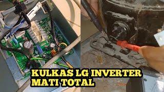 Cara Mengetahui Kerusakan Frezer LG Inverter 6 Rak Mati Total