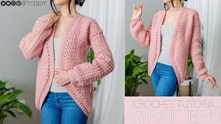 How to Crochet a Cardigan | Pattern & Tutorial DIY