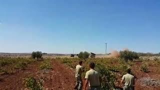 Afrin bomba altında . Türk silahlı kuvvetleri Füze atışı