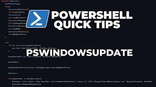 PowerShell Quick Tips : Automate windows updates!