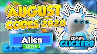 All "New [ Alien ] Update Working Codes 2020 in Roblox Combo Clicker