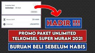 Paket Internet Telkomsel Super Murah - Cara Beli Paket Unlimited Telkomsel 2021