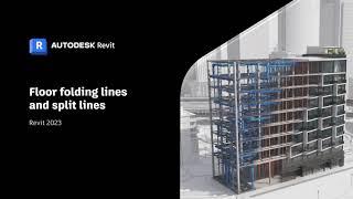 Revit 2023 - Floor folding lines and split lines