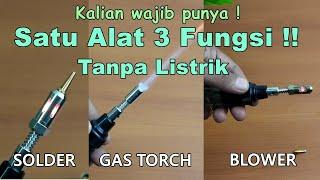 SOLDER GAS BUTANE PORTABLE MURAH MERIAH BISA MENGELAS MENYOLDER DAN HOT BLOWER