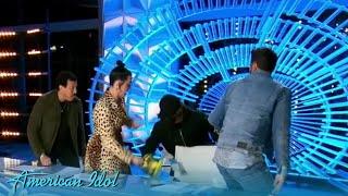 Crew Worker Interrupts American Idol Auditions?