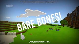 How to installed Bare Bones texture pack|Minecraft pocket edition