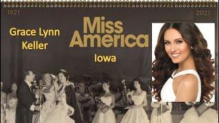 Miss America 1921-2021 - Contestant (Iowa - Grace Lynn Keller) / State Ranking 34/51