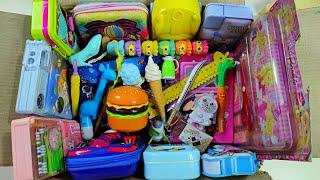 ultimate stationery collection, pencil box collection, lamp, stationery items, pen, toy collection