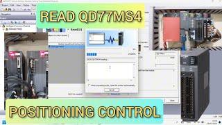 How to read data from QD77MS4 Positioning Module Mitsubishi PLC | Servo Parameter | Positioning Data