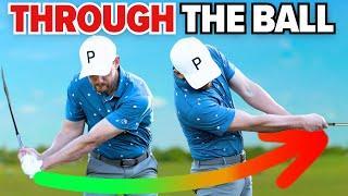 How to Swing Through The Golf Ball - Easy Method