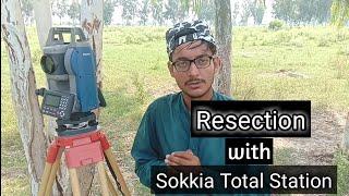 How to do Resection with Sokkia Total Station | Civil Engineering