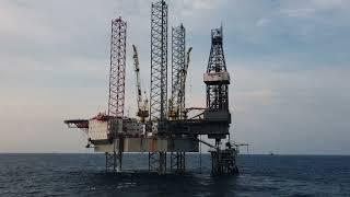 Living at Offshore Jack Up Drilling Rig