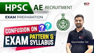 Confusion on Syllabus & Exam pattern of HPSC AE Irrigation | Civil, Mechanical, Electrical