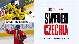 Česko vs. Švédsko KOMPLETNÍ HLAVNÍ ÚDAJE -- 2024 Hlinka Gretzky Cup