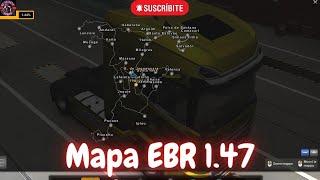 EURO TRUCK SIMULATOR 2 MAPA EBR 1.47