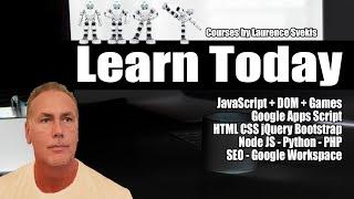 Laurence Svekis Promo Video for JavaScript Courses