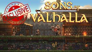 Sons of Valhalla |  Exclusive Gameplay Walkthrough (Base Building Strategy)