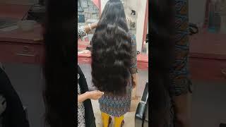 Extremely beautiful thick and long hair cutting #longhairlover #hairlover #shorts #youtubeshorts