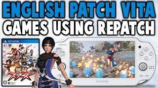 Patch PS Vita Games Into English Using RePatch!