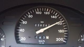 1995 Opel Corsa B 1.2 45 PS Grand Slam 0-100 kmh kph 0-60 mph Tachovideo Beschleunigung Acceleration