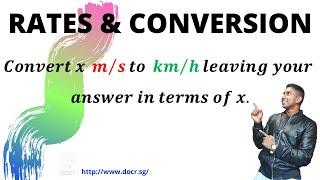 Convert between m/s to km/h