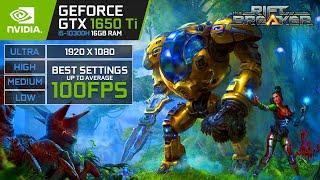 Riftbreaker GTX 1650 Ti Best Settings + All Settings | i5-10300H + 16GB RAM