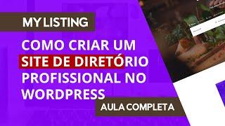 Como Criar um site de diretório no WordPress - Aula Completa e Gratuita