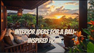 Living in Paradise: Interior Ideas for a Bali-Inspired Home (@modernheritagehome )