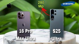 iPhone 16 Pro Max Vs Samsung Galaxy S25 Ultra || Full Comparison