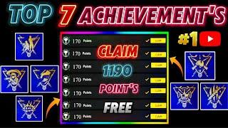 TOP 7 BEST FREE FIRE ACHIEVEMENT FAST TRICK || 