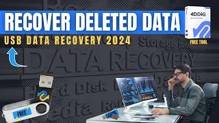 Recover Deleted or Formatted Data From USB Drive 2024 | Free Data Recovery Software