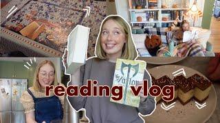 cozy reading vlog: help I hyper-fixated & marathoned this massive fantasy series lol