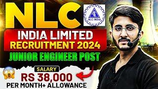 NLC India Limited Recruitment 2024 : Junior Engineer Post Salary - Rs 38K Per Month+Allowance