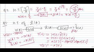 Basics of Hilbert Transform and  Numericals