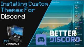 How to Change Discord Background / Theme Using BetterDiscord (2020)