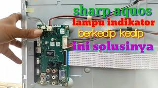 Cara setting service mode sharp 32" aquos, setelah ganti backlight