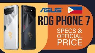 ASUS ROG Phone 7 Specs and Price Philippines 2023