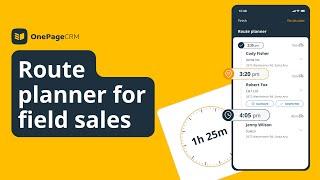 Route planning app for field sales | Mobile CRM | Route Planner & Speed Dialling App