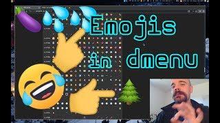 dmenu tips: Emojis and more