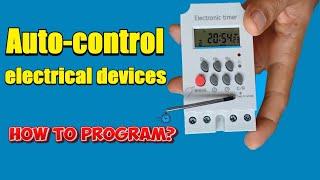 how to set Digital Timer Switch Programmable 25A