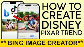 How to Create Disney Pixar AI Trend Video | Bing Image Creator Microsoft | Image Generator (2023)