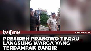 Presiden Prabowo Beri Bantuan Lokasi Banjir Bekasi | Kabar Hari Ini tvOne