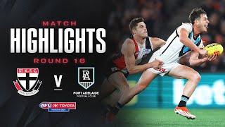St Kilda v Port Adelaide Highlights | Round 16, 2024 | AFL