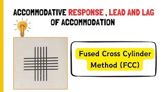 Tests for Accommodation: FUSED CROSS CYLINDER (FCC) | Measuring Lead & Lag of Accommodation